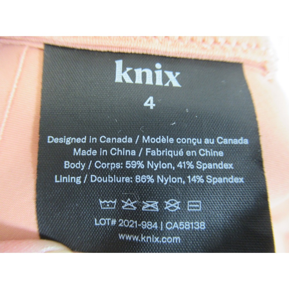Knix Catalyst Sports Bra Size 4 Wireless 34C 32D 34D Coral High Impact - Picture 7 of 7